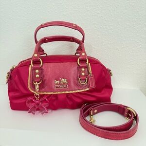 Vintage Coach y2k Amanda Satin Satchel